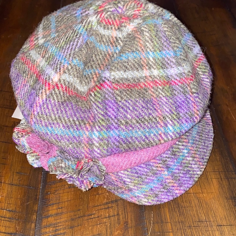 Colorful Plaid women’s Newsboy Cap